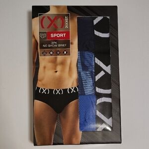 Men's 2xist Briefs underwear Sport No Show 3 Pack L (36-38)
